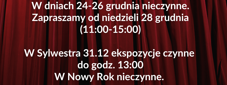 godziny otwarcia w okresie świątecznym